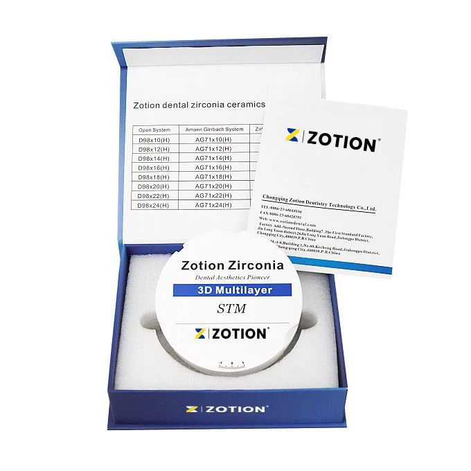 Dental Multilayer Inlab System Zirconia Ceramics Block